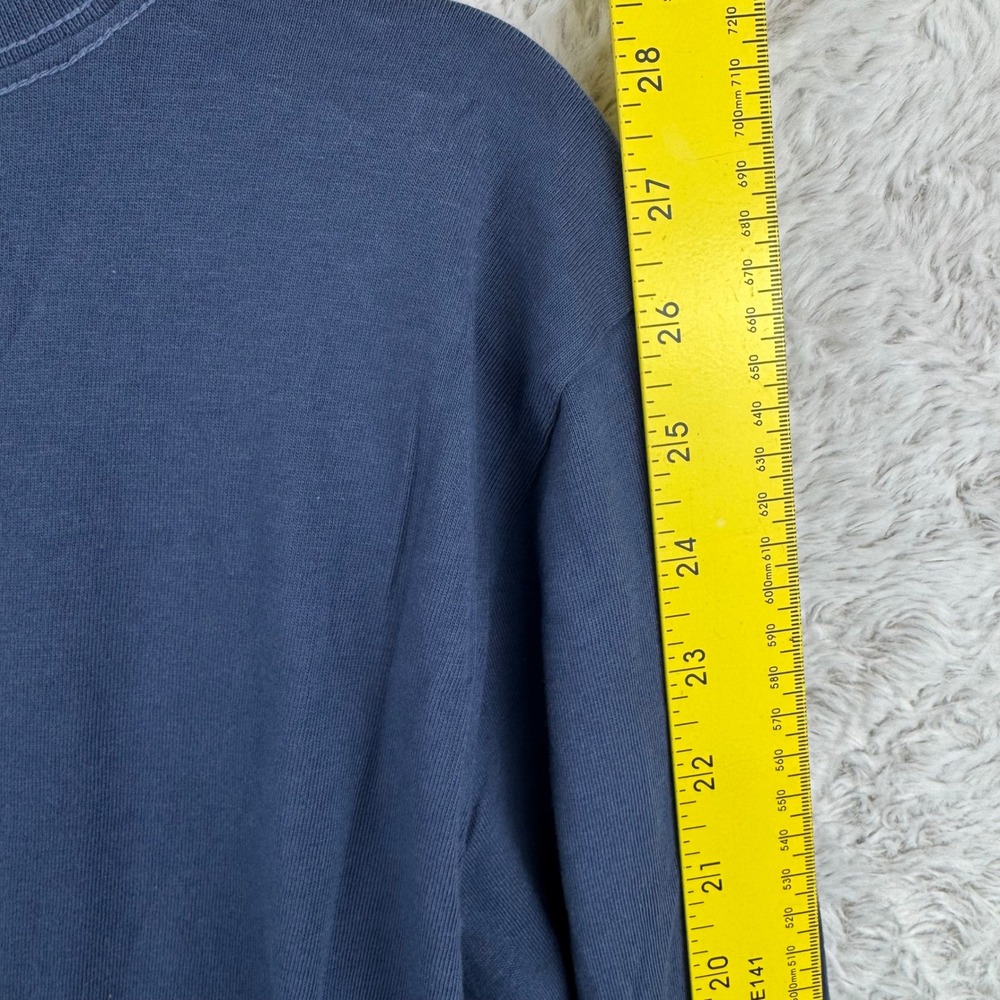 Life is Good Crusher Tee Womens Medium Blue Dog Days Black Lab Long Sleeve Shirt - Picture 10 of 11